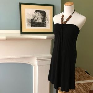 Xhilaration Black Dress with Real Wooden Beads